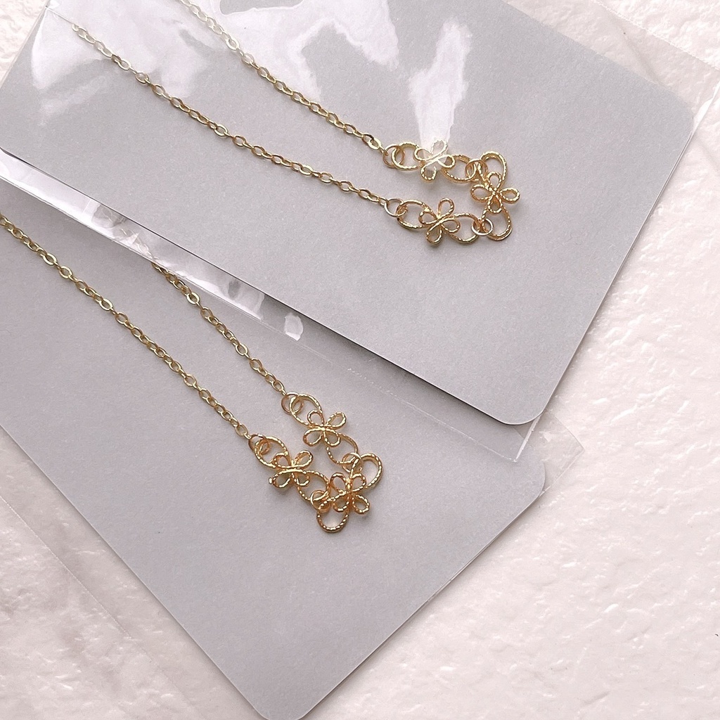 【20cm】Musubi necklace（silver/gold）