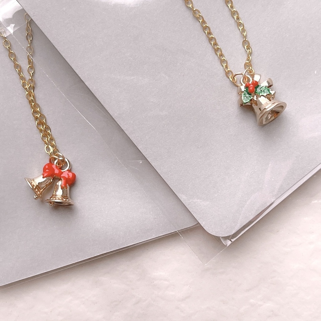 【20cm】X'mas Bell necklace