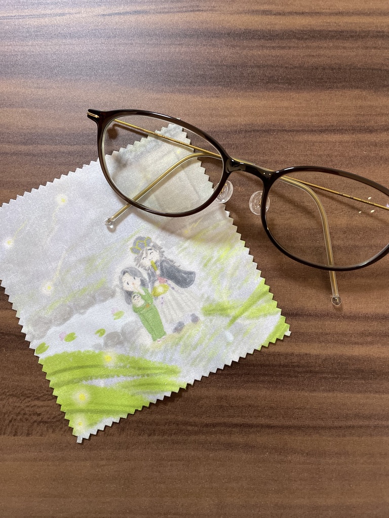 【通常配送】眼鏡を拭く時も一緒にいられて幸せだねぇクリーナー〜蛍〜