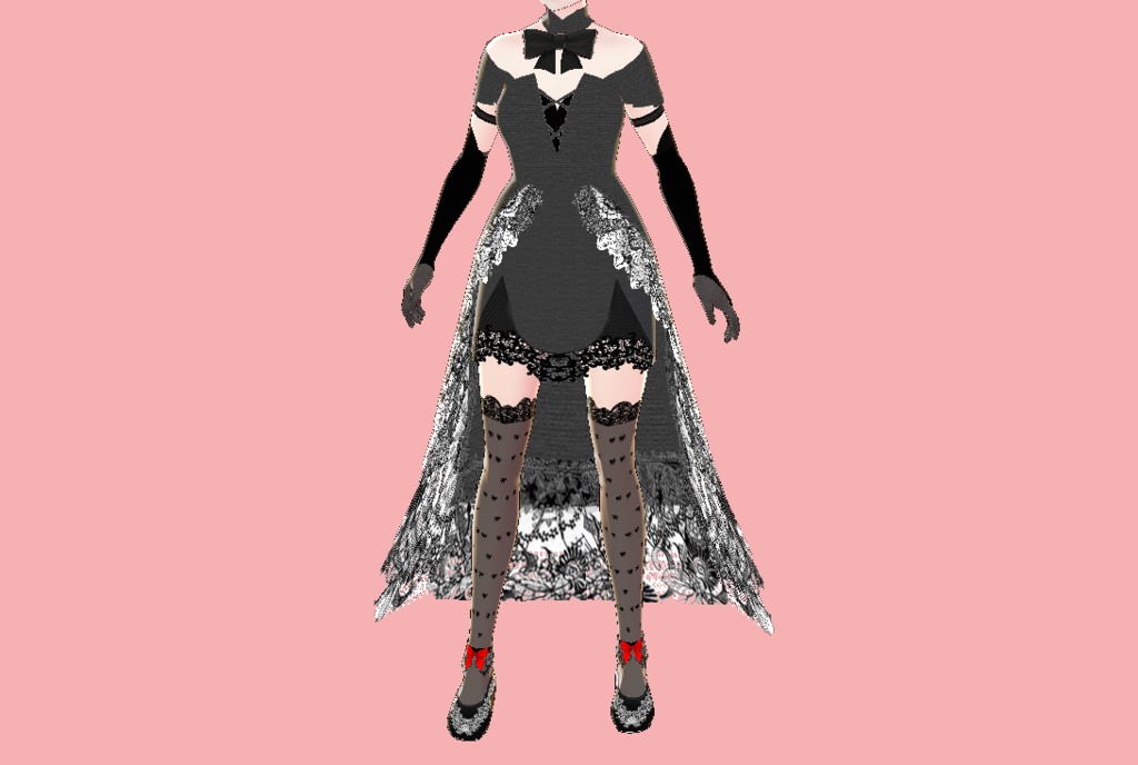 【VRoid】formal dress (complete set