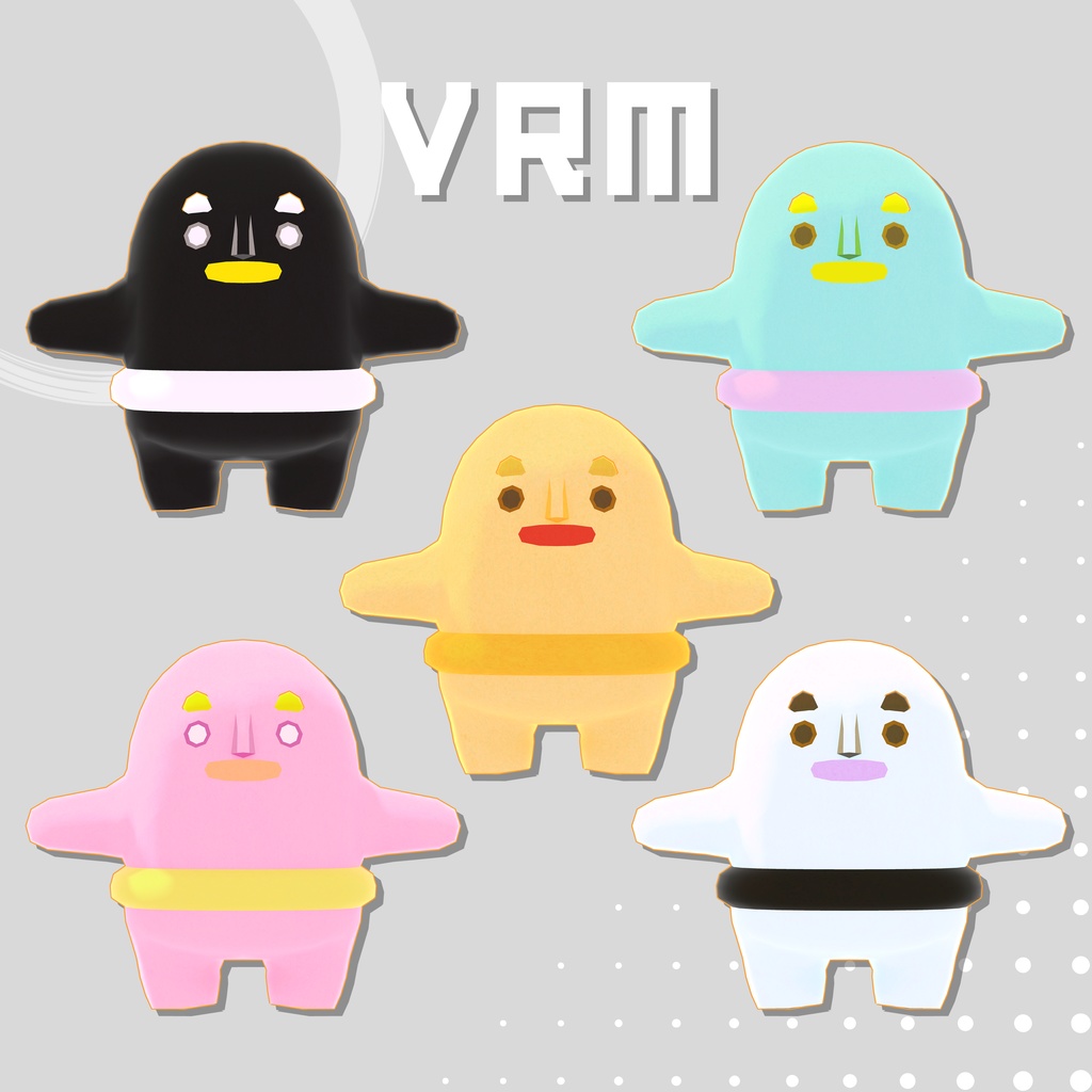 【発売記念セール中】オリジナル3Dモデル「ロポはにくん」