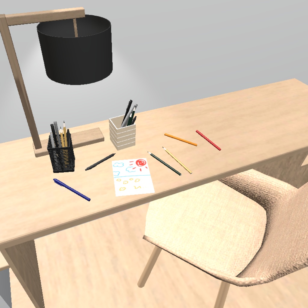 【3Dモデル】ペンホルダーセット