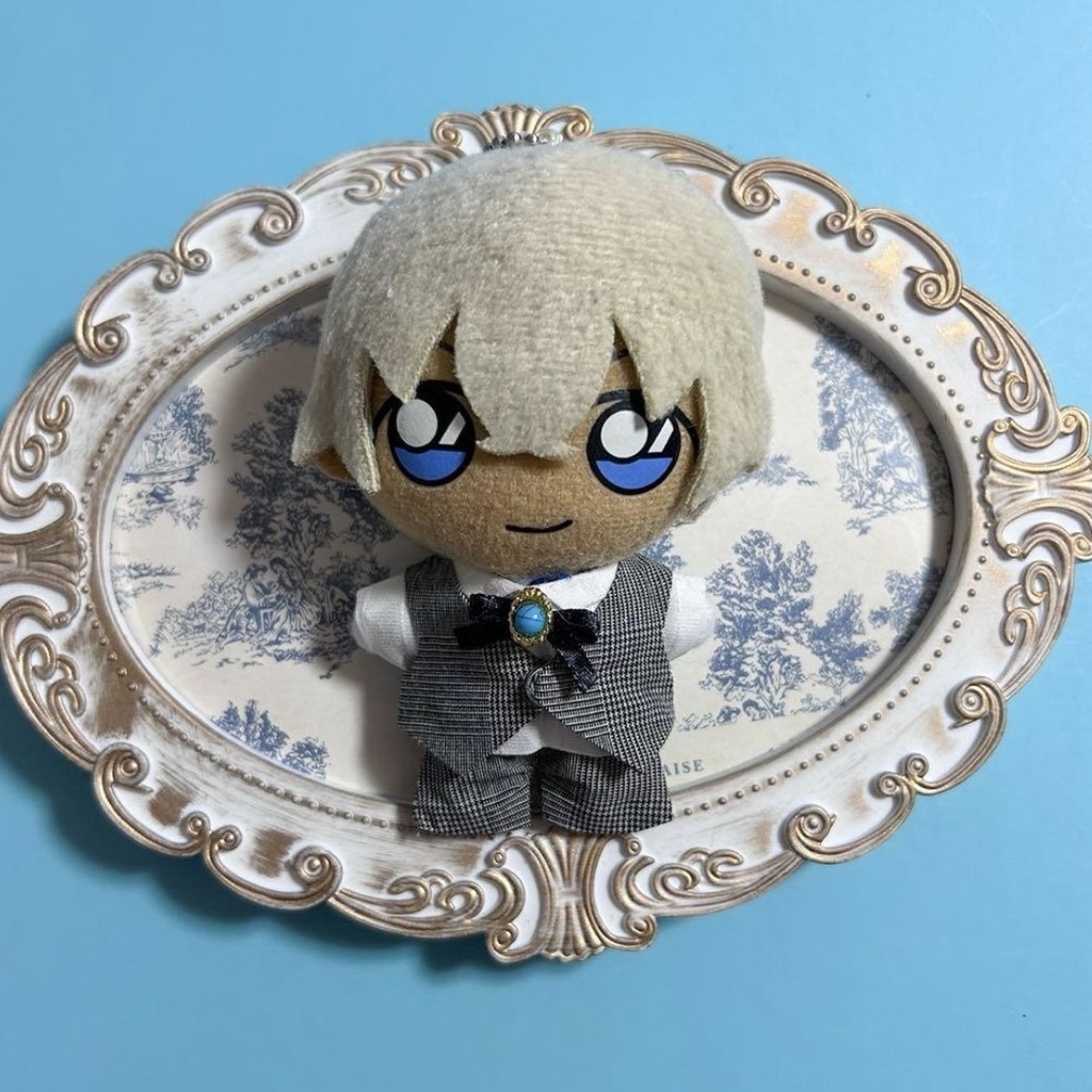 10cmぬい ぬい服 スーツ ジャケット ベスト ジャケット グレンチェック