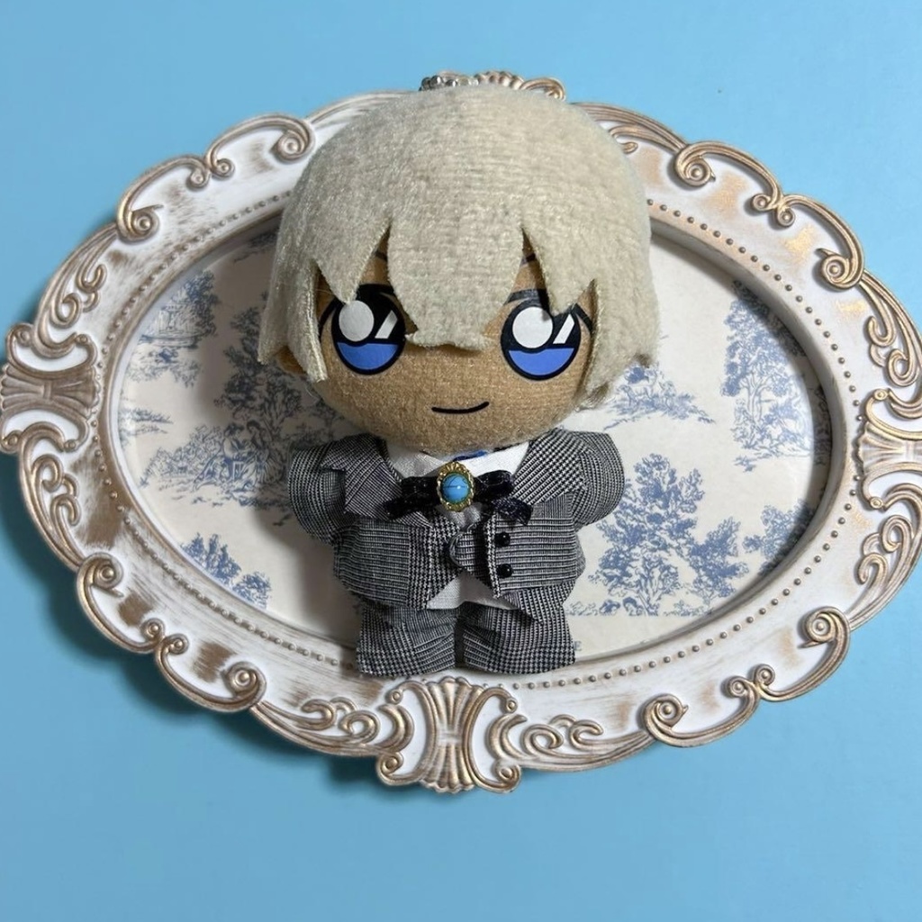 10cmぬい ぬい服 スーツ ジャケット ベスト ジャケット グレンチェック