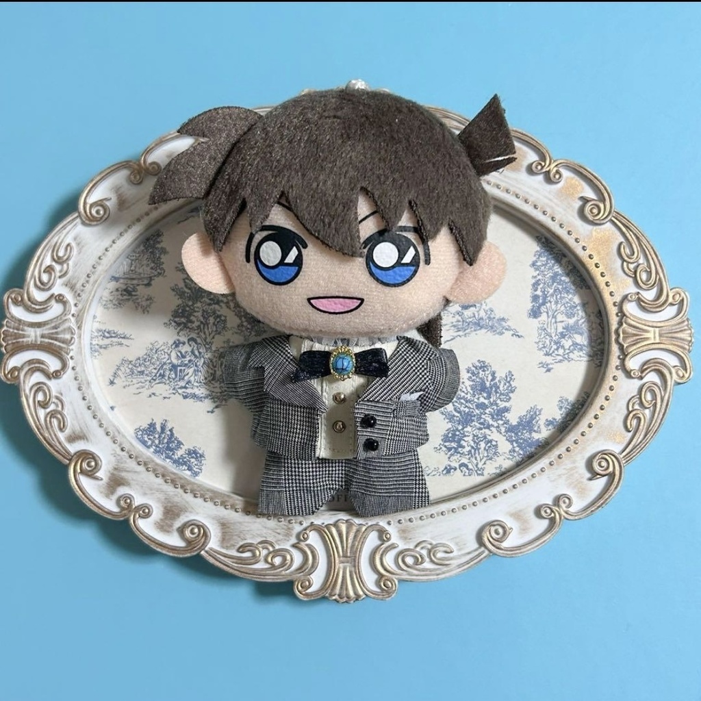 10cmぬい ぬい服 スーツ ジャケット ピンタックシャツ グレンチェック