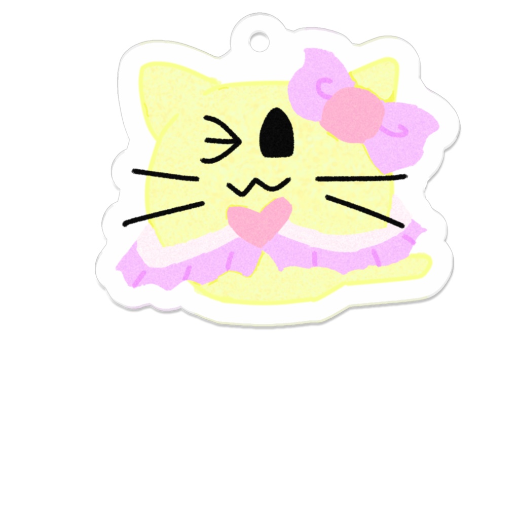 魔法使いにゃんぷアクリルキーホルダー