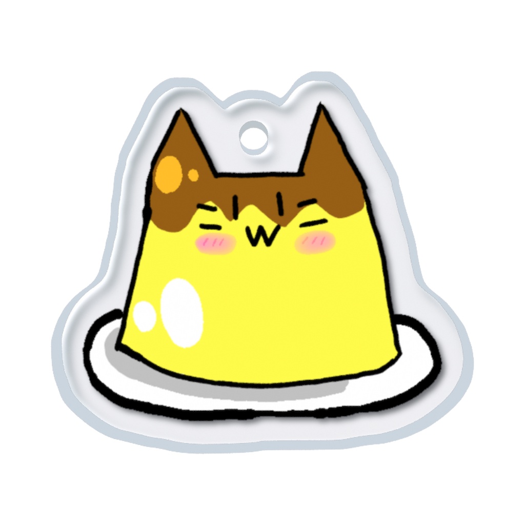 ぷりんにゃんぷっぷーめじるしアクセ