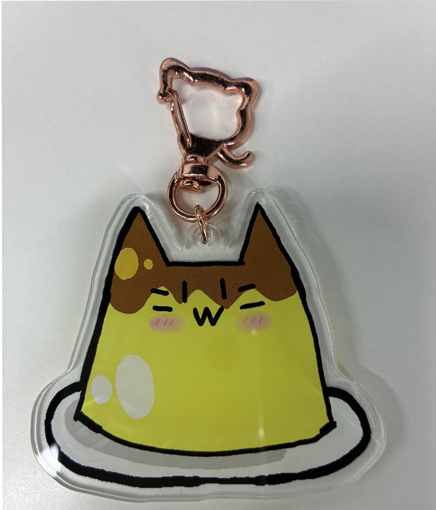 ぷりんにゃんぷっぷーアクリルキーホルダー