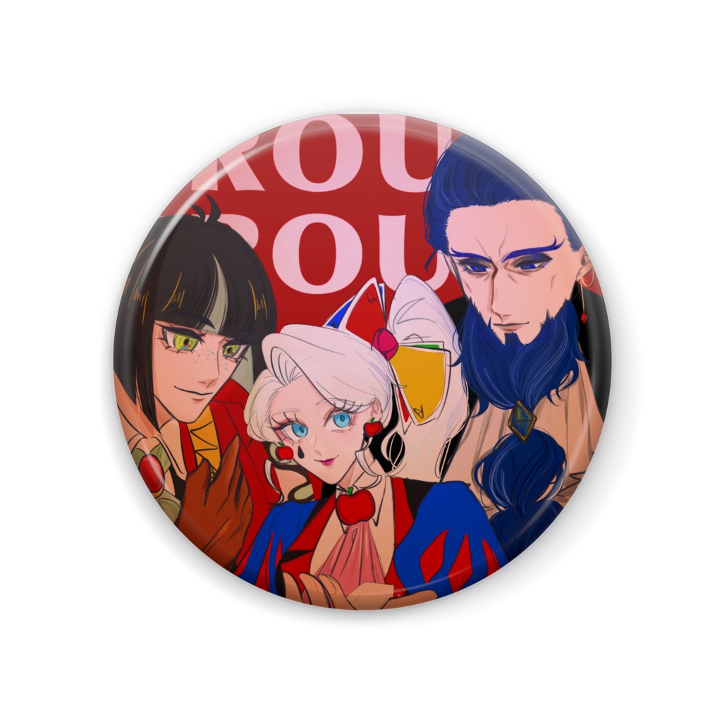 地上組缶バッヂ