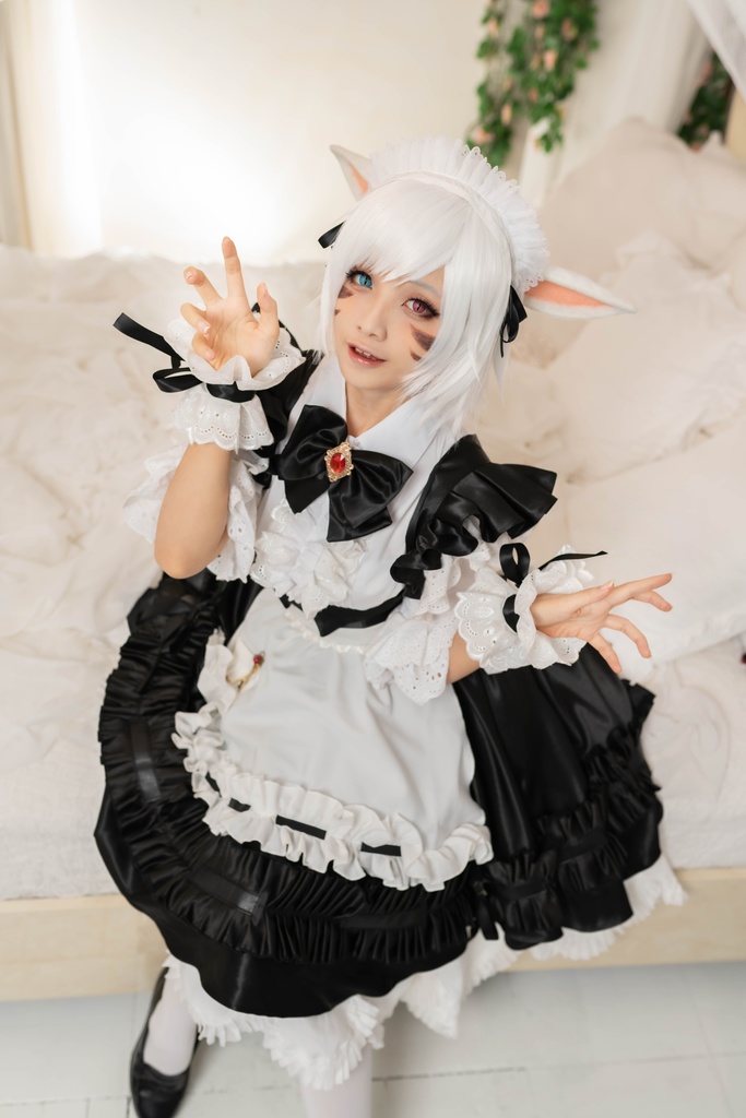 【C100新刊】FF14ーミコッテ竜騎士コスプレ写真集「Days of Azure」