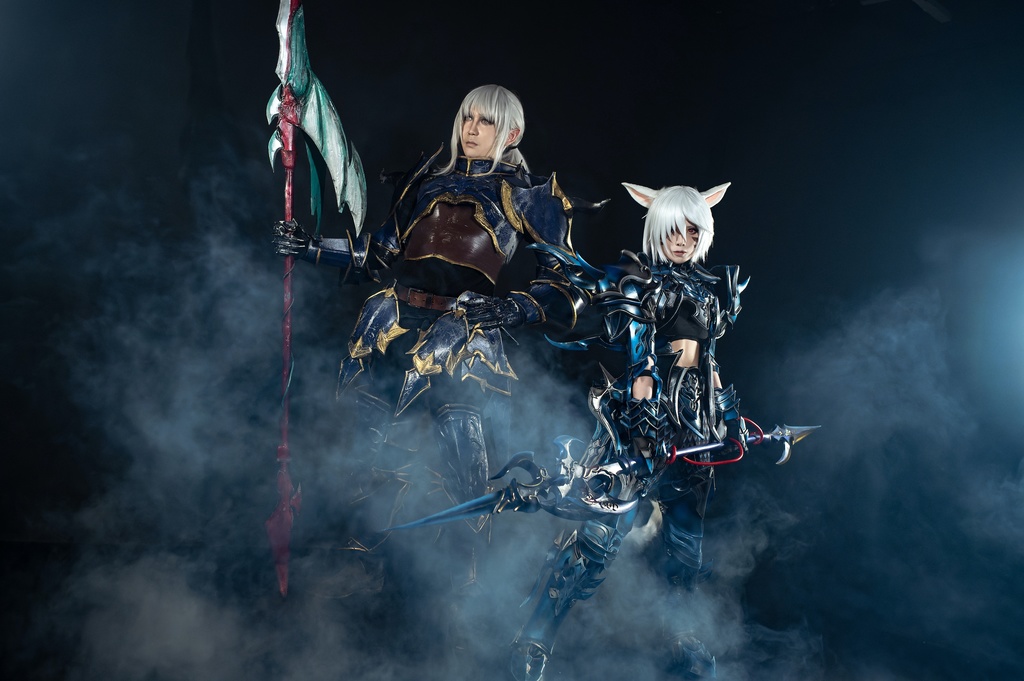 C100新刊】FF14ーミコッテ竜騎士コスプレ写真集「Days of Azure