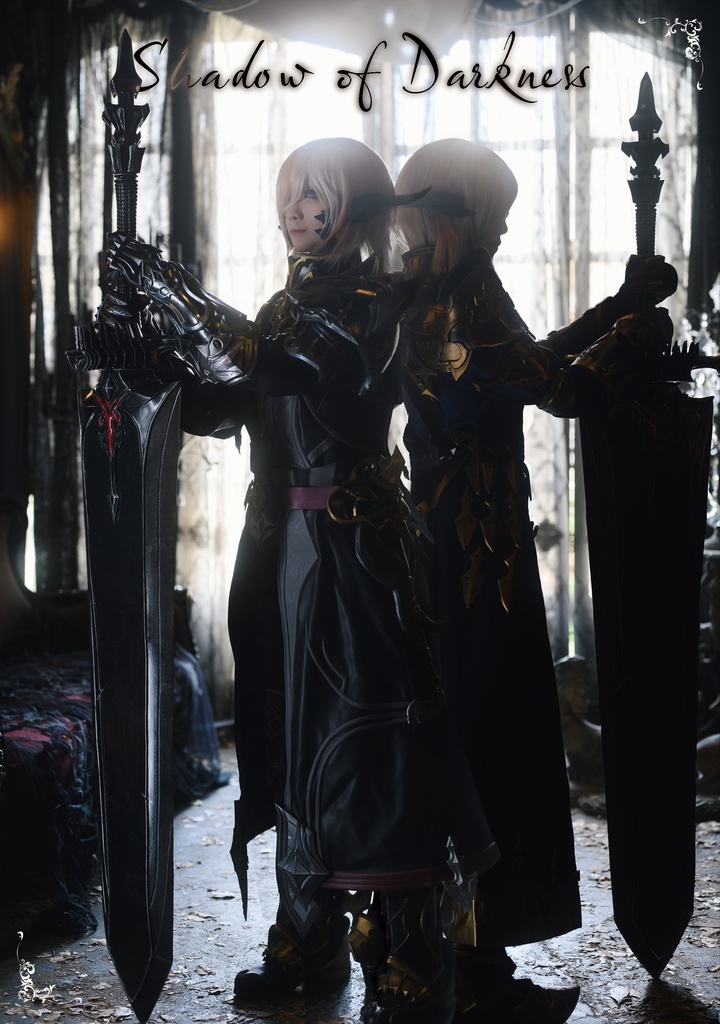 【C102新刊】FF14ー暗黒騎士xフレイ コスプレ写真集「Shadow of Darkness」