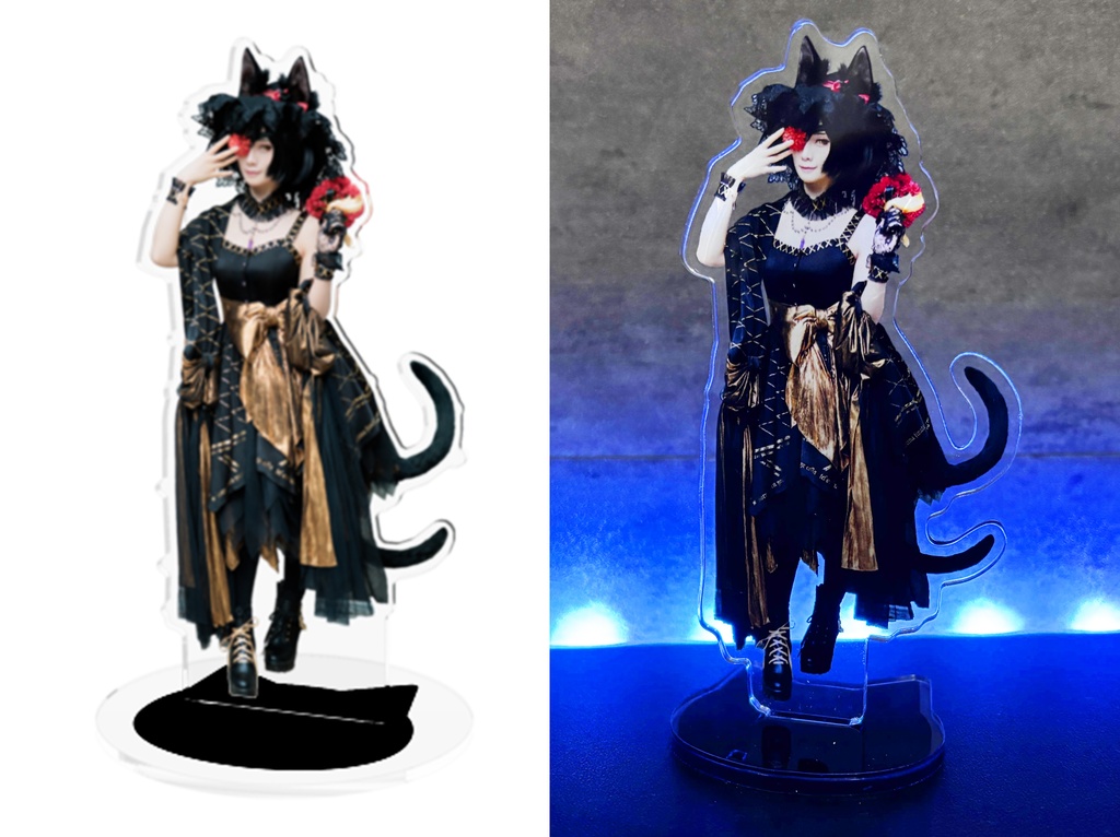 【C106新作】創作ー黒猫 コスプレ アクリルスタンド