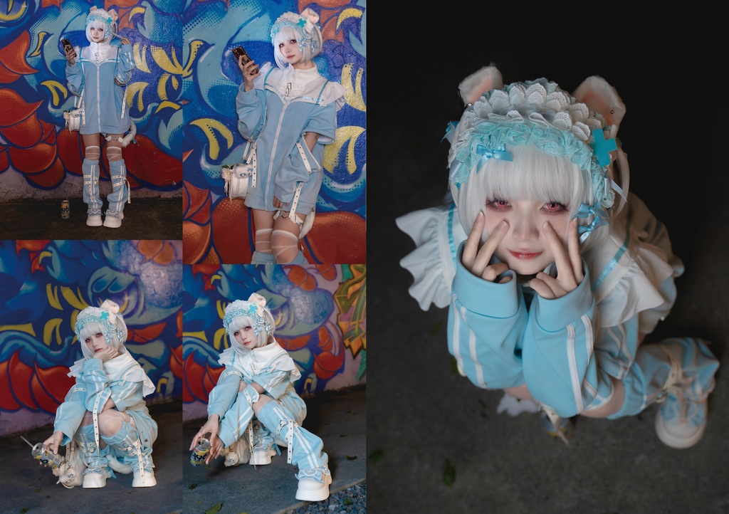 【C106新刊】オリジナル猫x四季x花コスプレ写真集「Blooming Whiskers」