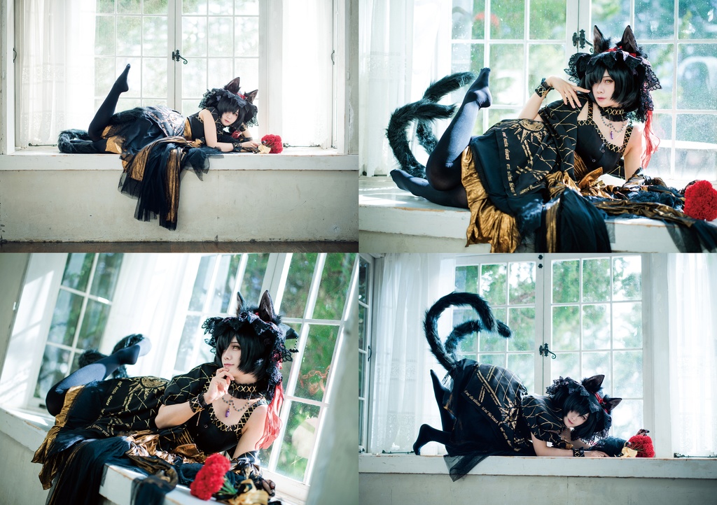 【C106新刊】オリジナル猫x四季x花コスプレ写真集「Blooming Whiskers」