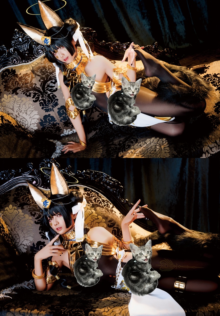 【C107新刊】創作バステトx双子コスプレ写真集「Oubaste Geminous」