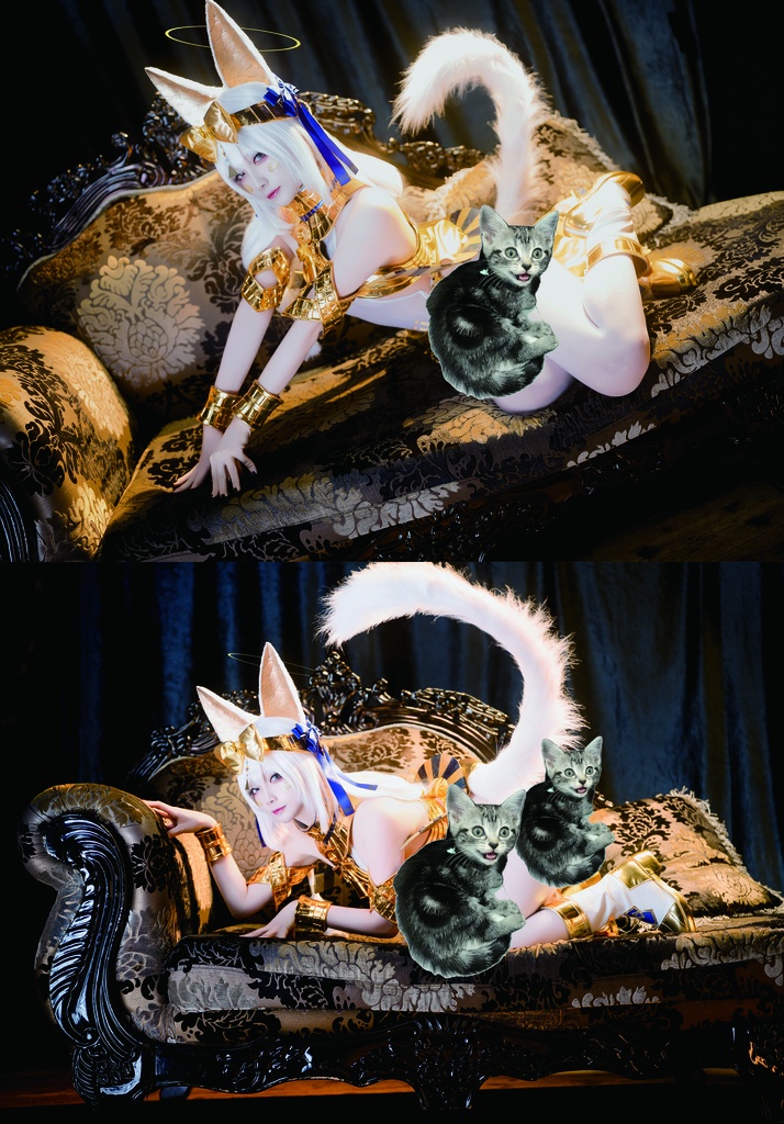 【C107新刊】創作バステトx双子コスプレ写真集「Oubaste Geminous」