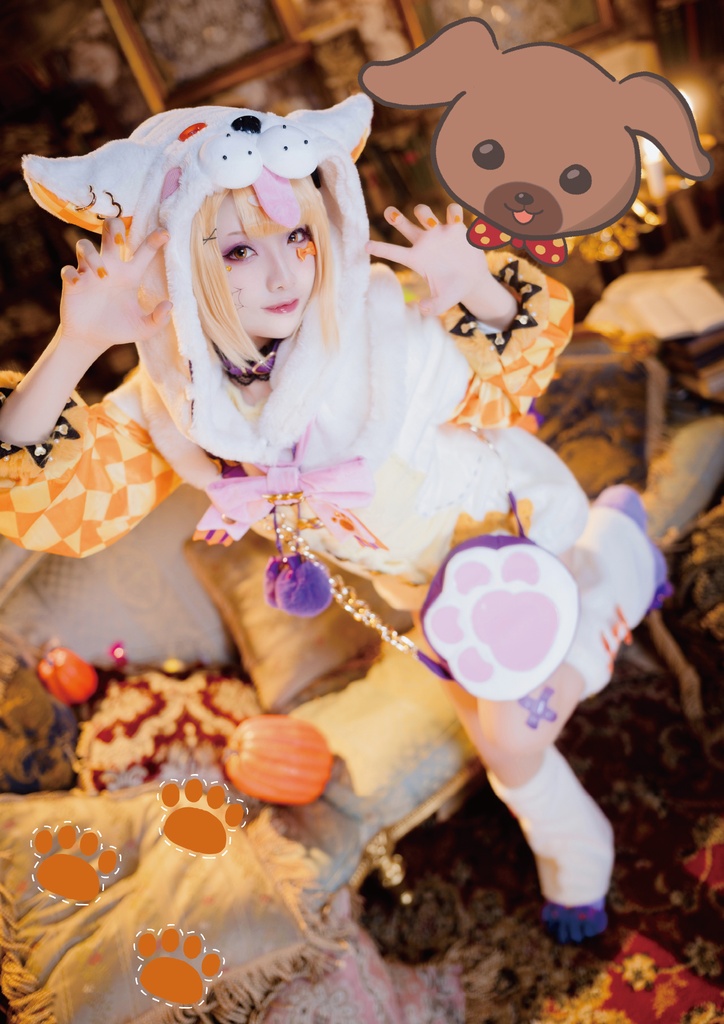 【C108新刊】グラブルーハロウィンヴァジラ コスプレ写真集「Moonlit Mischief」