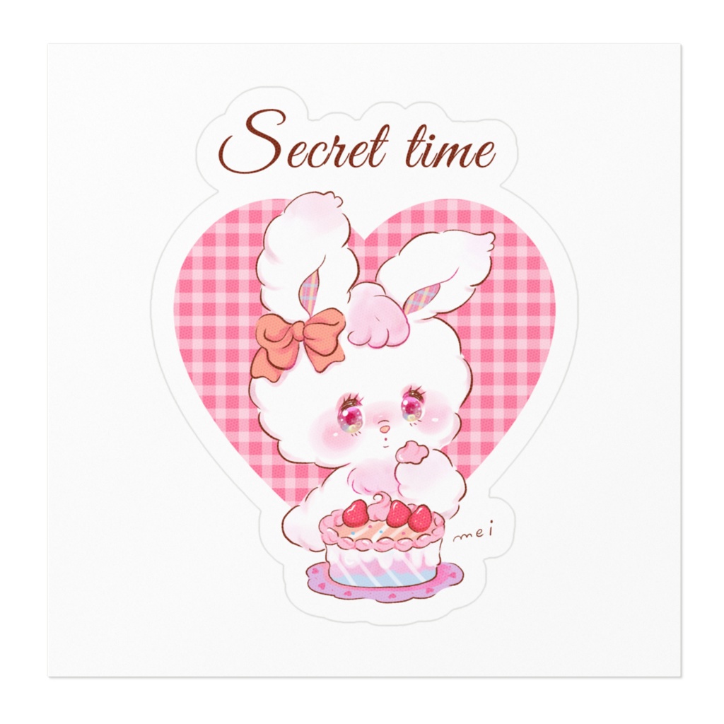うさぎスウィーツステッカー