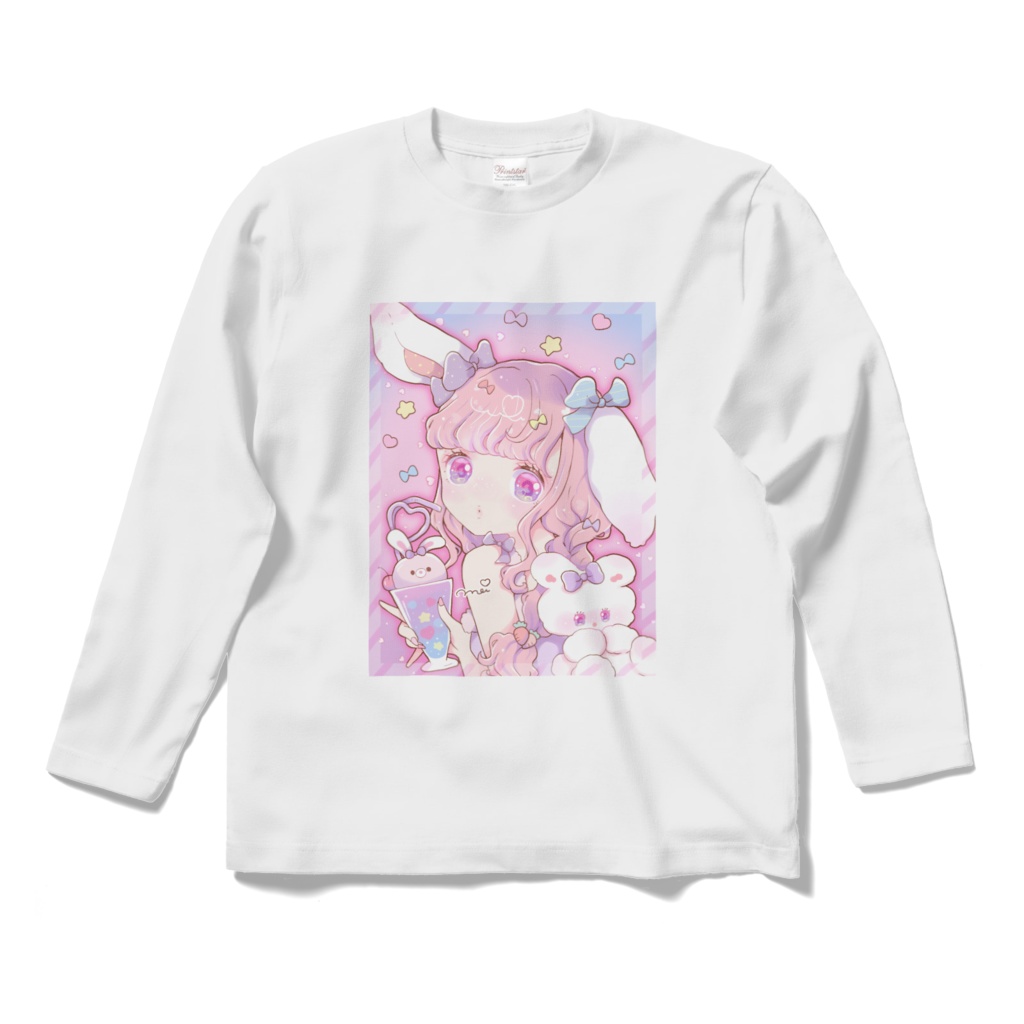 うさぎ女の子ロンT