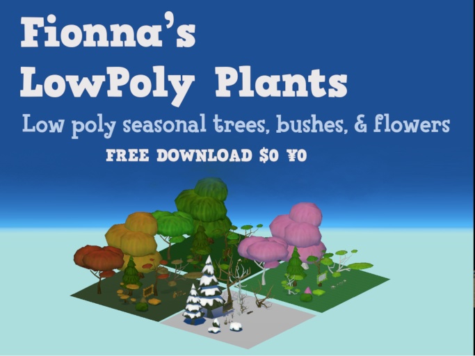 Fionna's Low Poly Plants