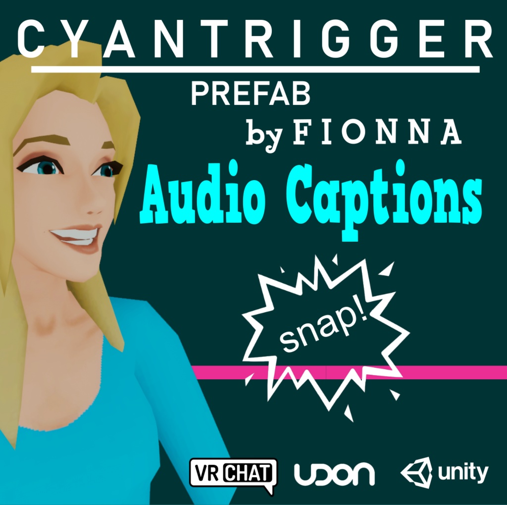 Fionna's Audio Captions Prefab