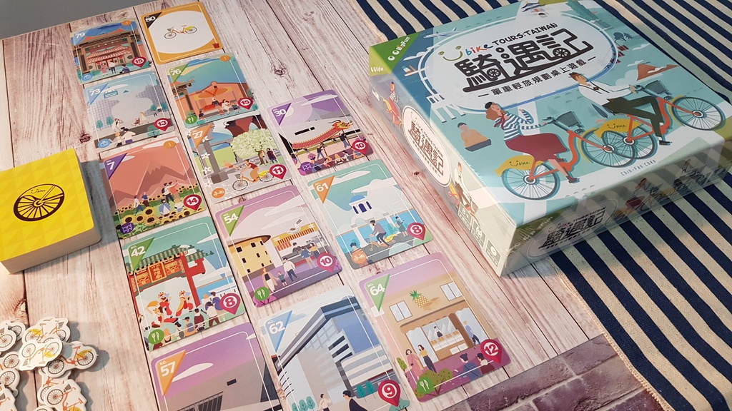自転車ツアー (BikeTour TAIWAN)ボードゲーム