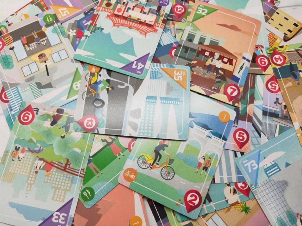 自転車ツアー (BikeTour TAIWAN)ボードゲーム