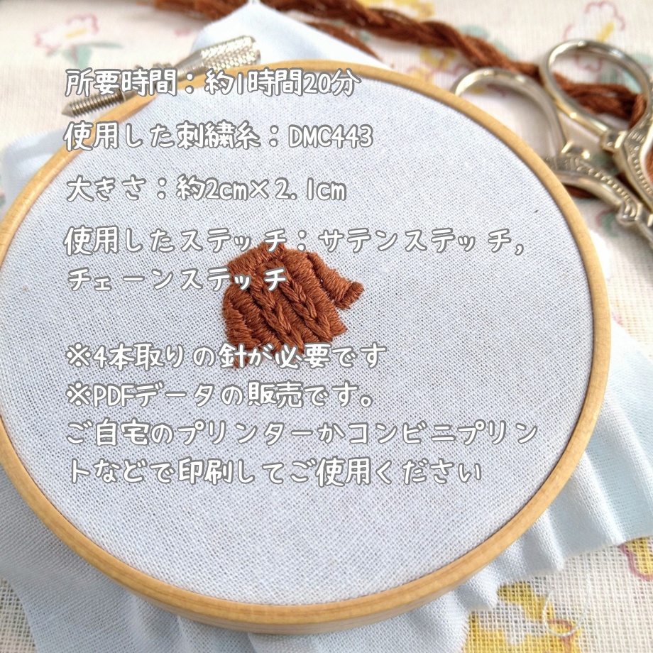 セーターの刺繍図案