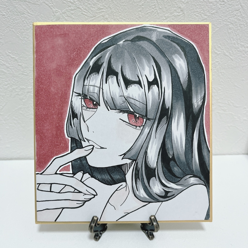蓬莱山輝夜　手書き小色紙