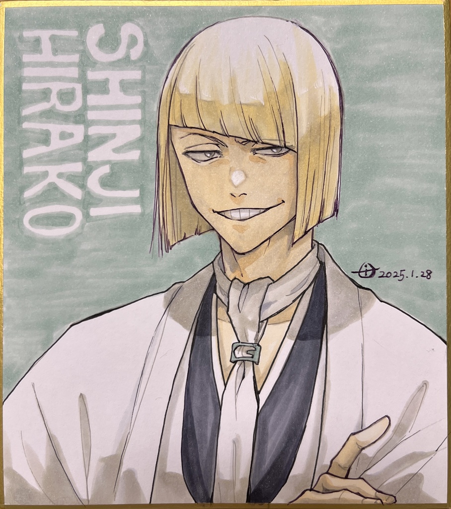 平子ミニ色紙③