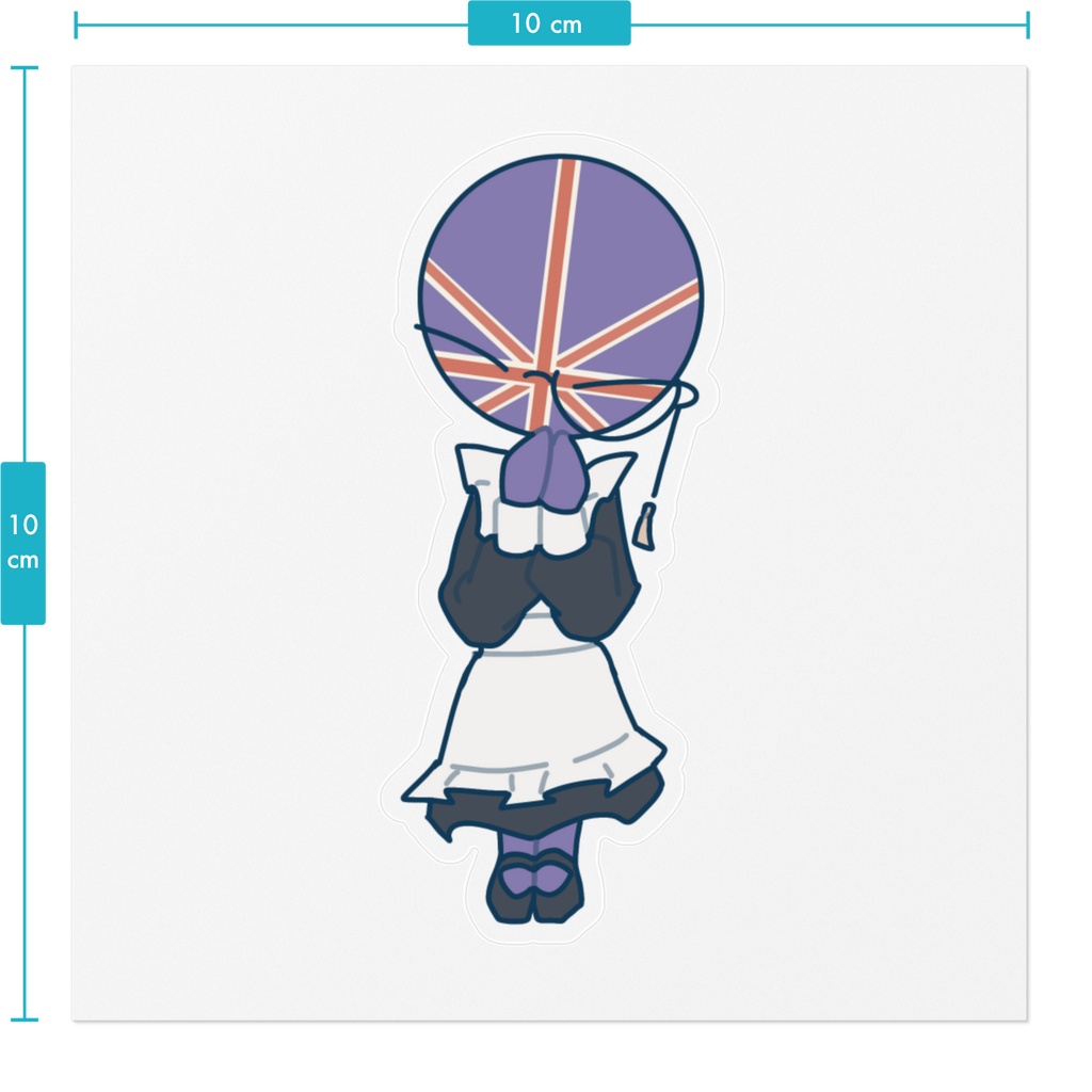メイドイギステッカー