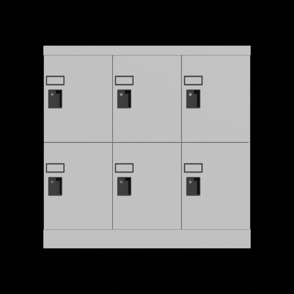 ロッカー(2行3列)