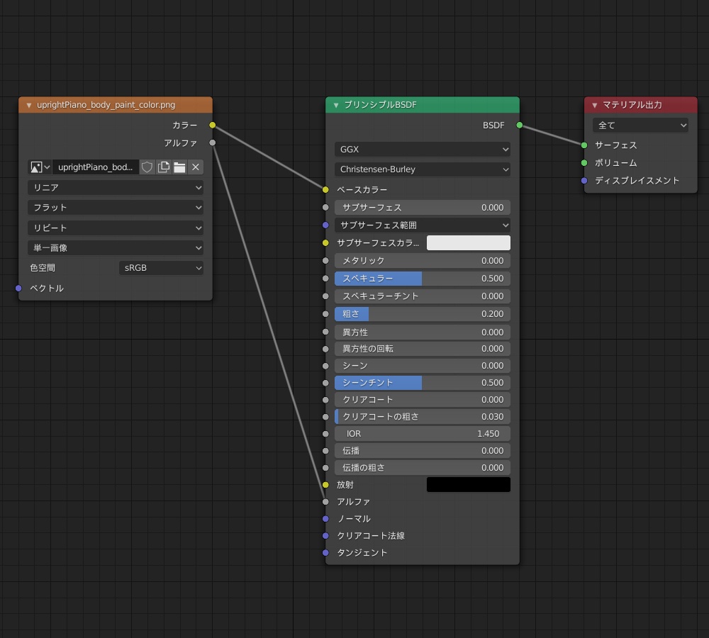 アップライトピアノ