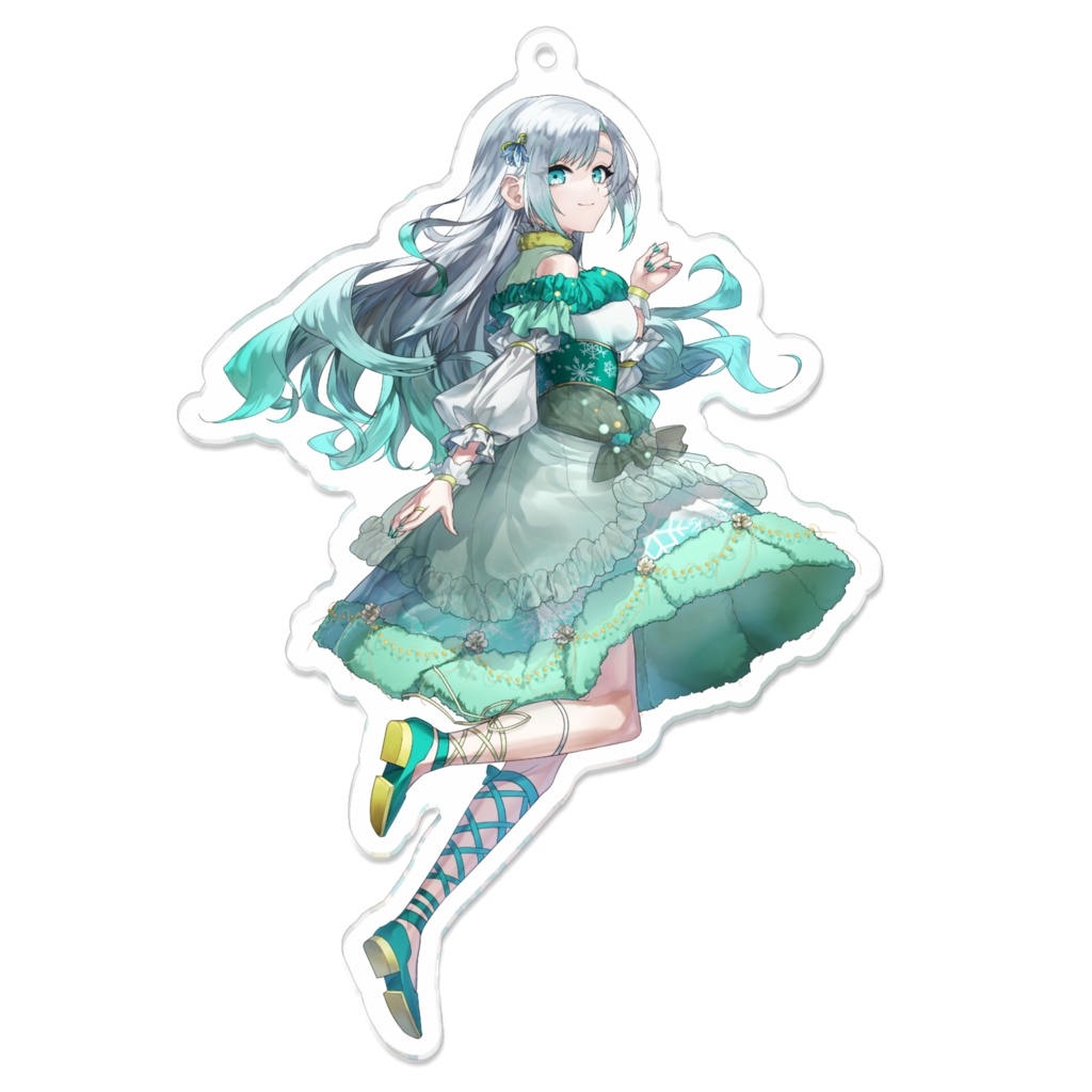 雪乃華シズク　キービジュアル1【アクリルキーホルダー】