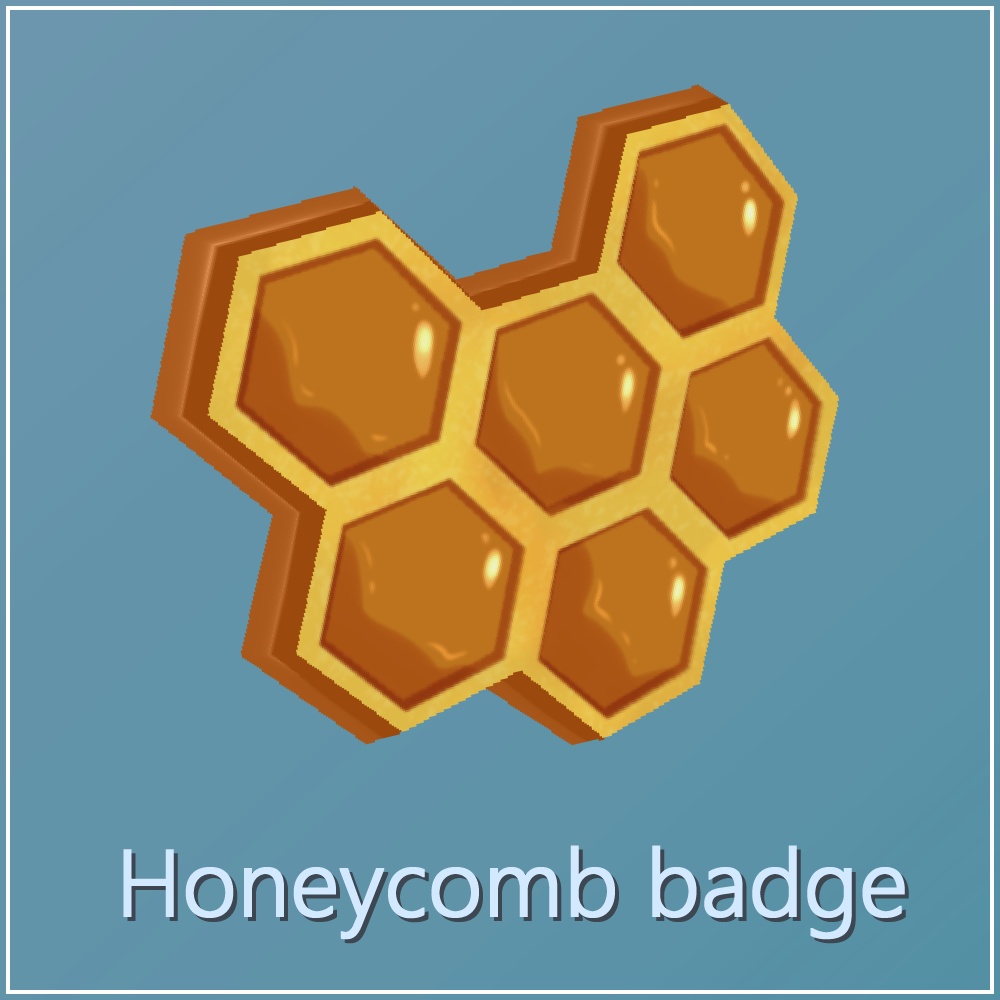 Honeycomb badge for avatars