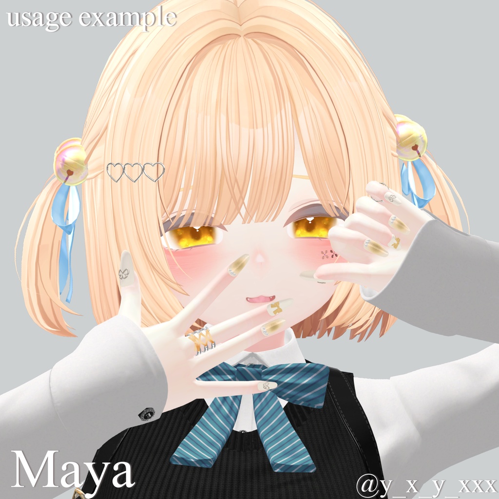 【12アバター対応】Magnet Nail