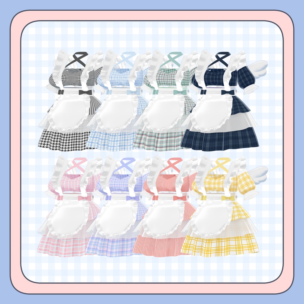 🩷 Angel Dream Maid 🩵【5アバター対応】