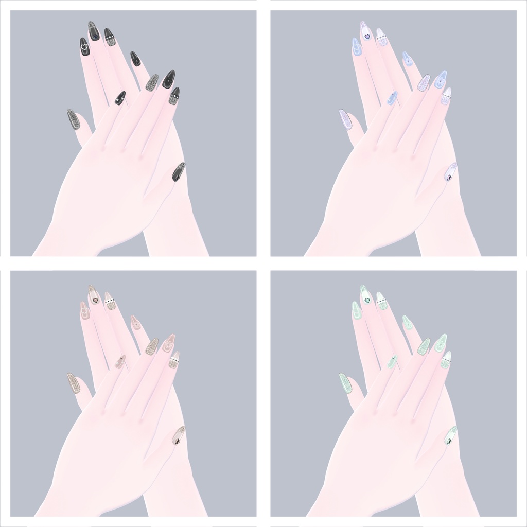- Tweed Nail - 【10アバター対応】