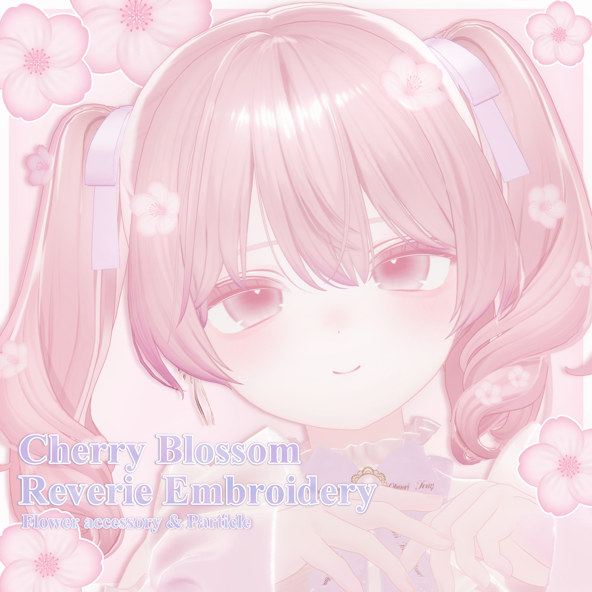 - Cherry Blossom Reverie Embroidery -