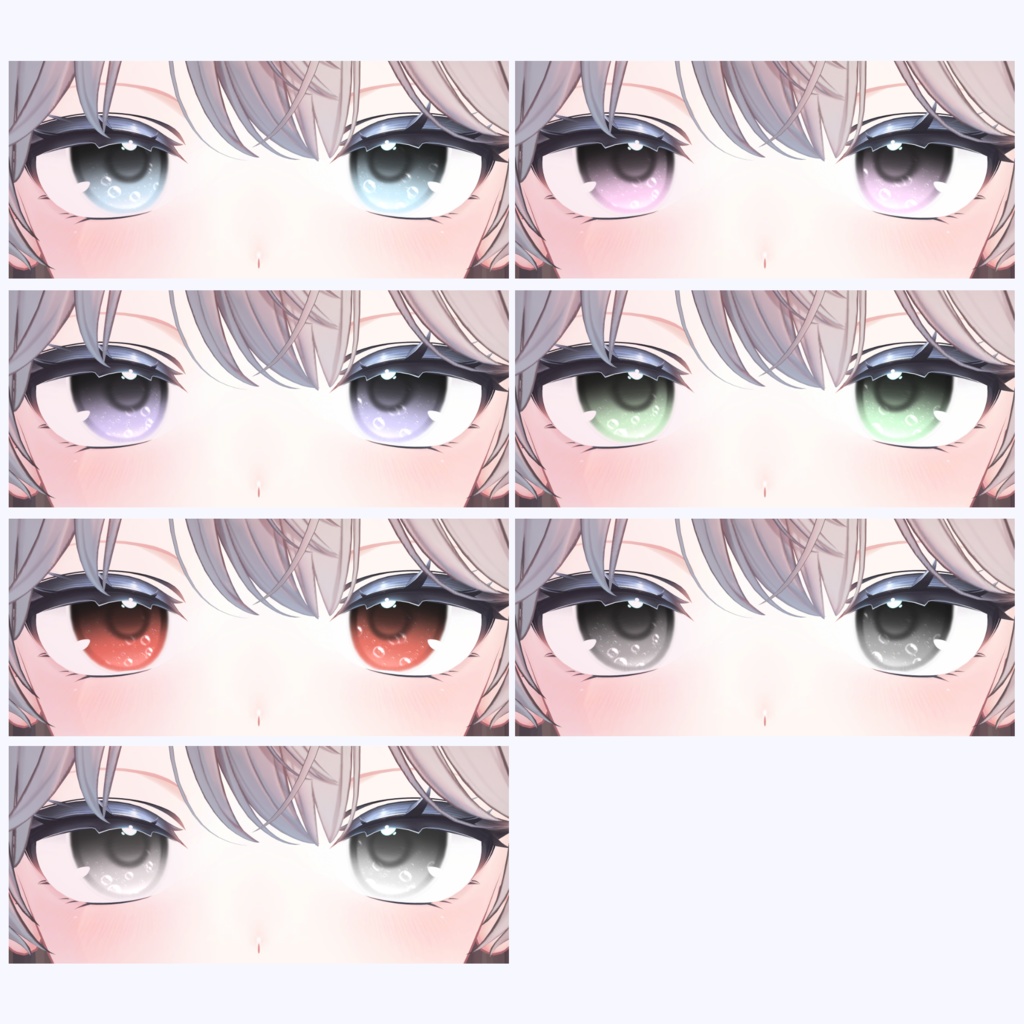 【12アバター対応】PuffFiz Eye Texture