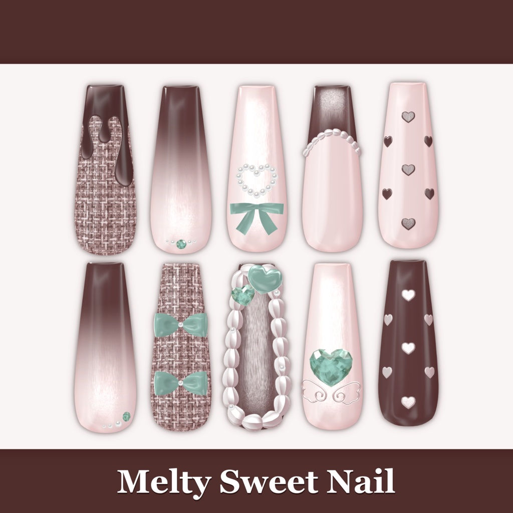 - Melty ♡ Sweet ♡ Nail -【10アバター対応】