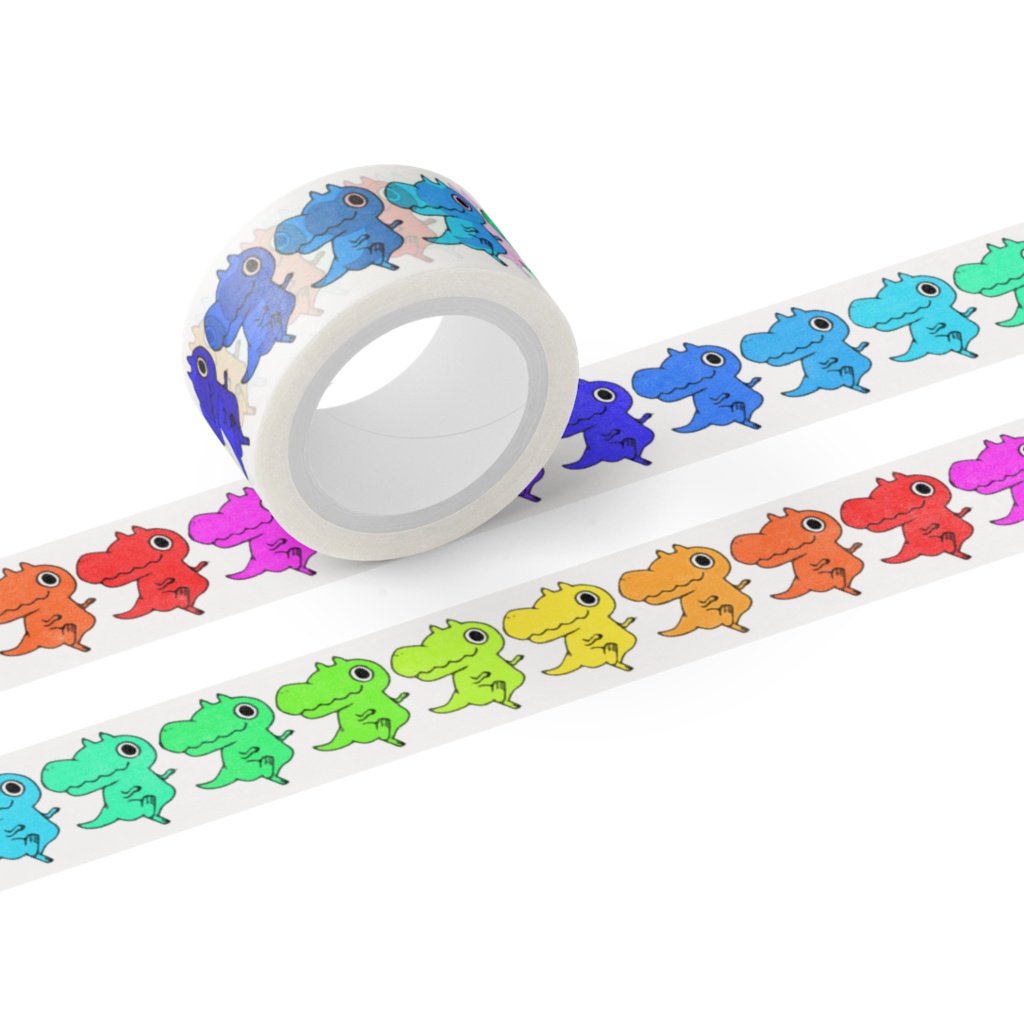 15colorぎゃおすマスキングテープ