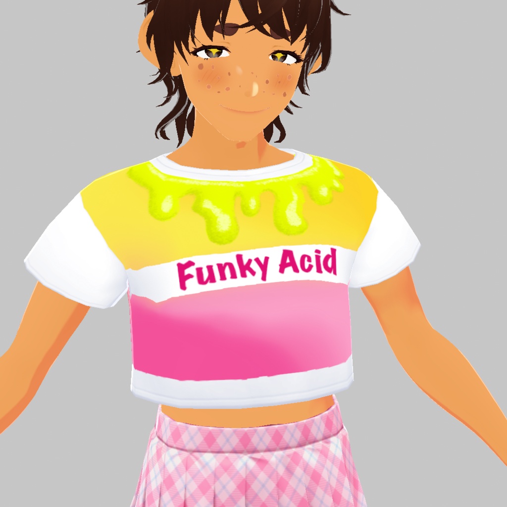 Funky Acid Crop Top