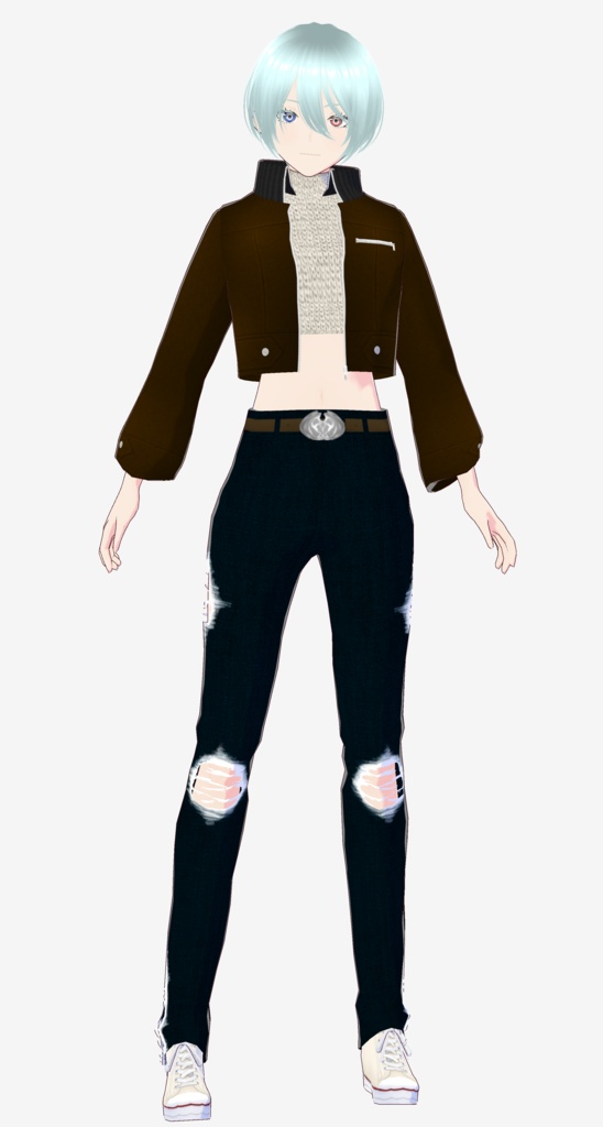 2024秋~初冬コーデ!革MA-1&オーバーダメージジーンズ