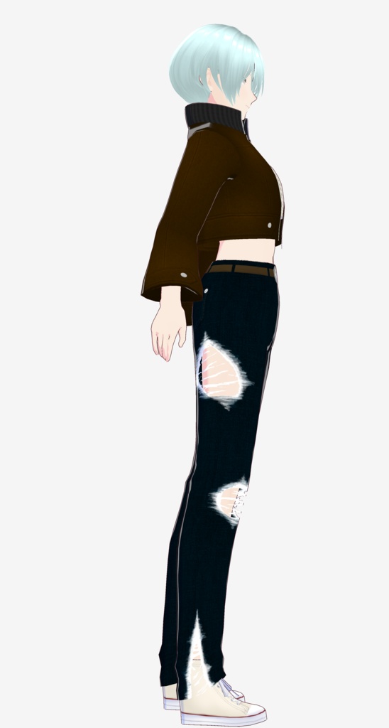 2024秋~初冬コーデ!革MA-1&オーバーダメージジーンズ