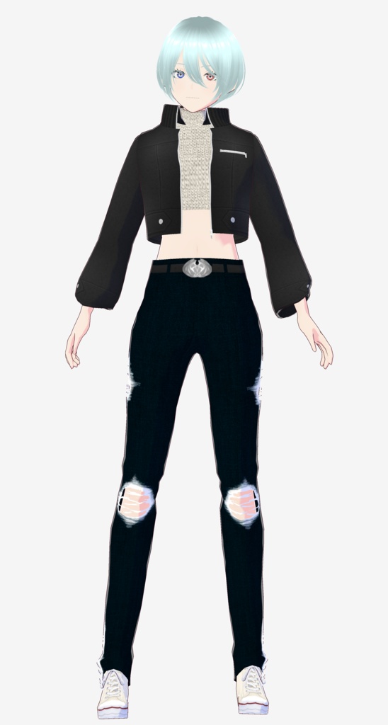 2024秋~初冬コーデ!革MA-1&オーバーダメージジーンズ