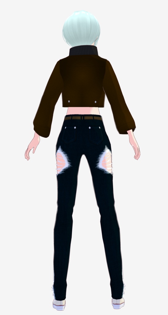 2024秋~初冬コーデ!革MA-1&オーバーダメージジーンズ