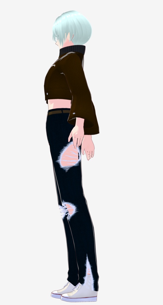 2024秋~初冬コーデ!革MA-1&オーバーダメージジーンズ