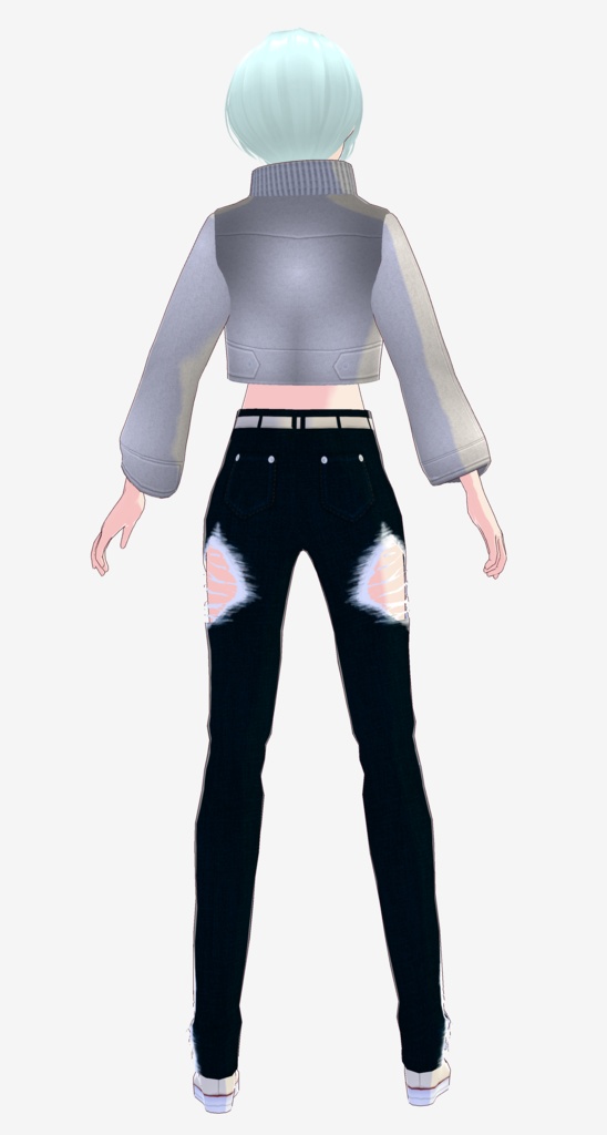 2024秋~初冬コーデ!革MA-1&オーバーダメージジーンズ